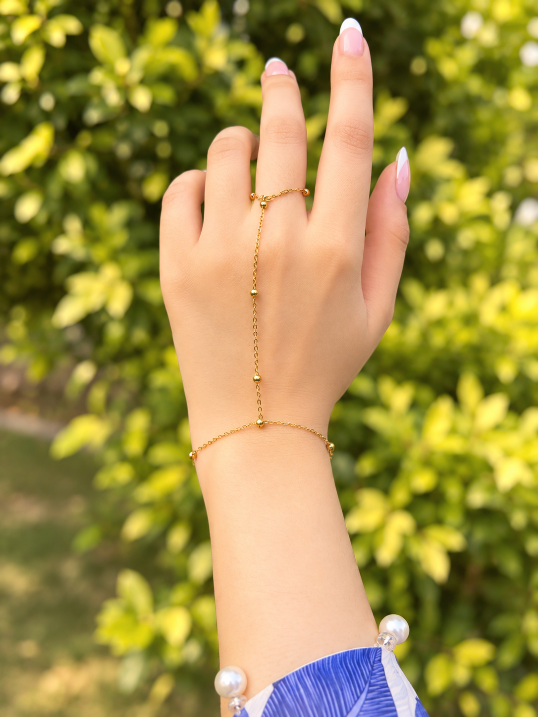 Serene Hand Chain - Stainless Steel