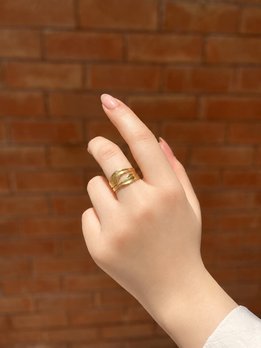 Arc Signature Ring - Stainless Steel