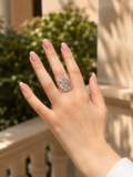 Peacock feathers Ring