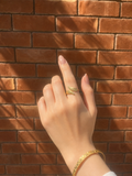 Leaf Embrace Ring - Stainless Steel