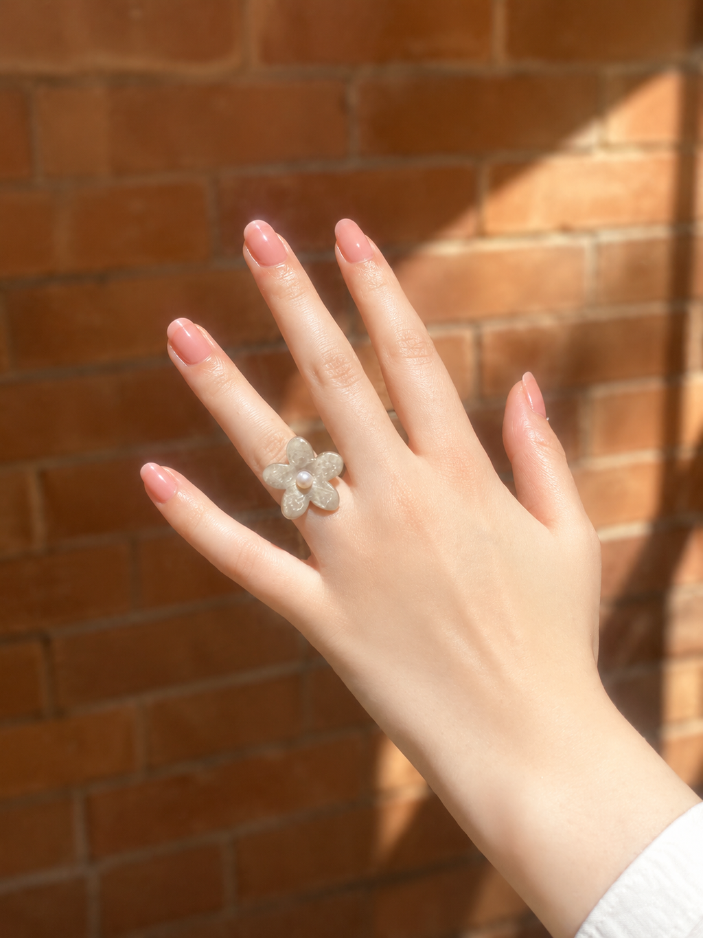 Pearl Statement Ring - Stainless Steel