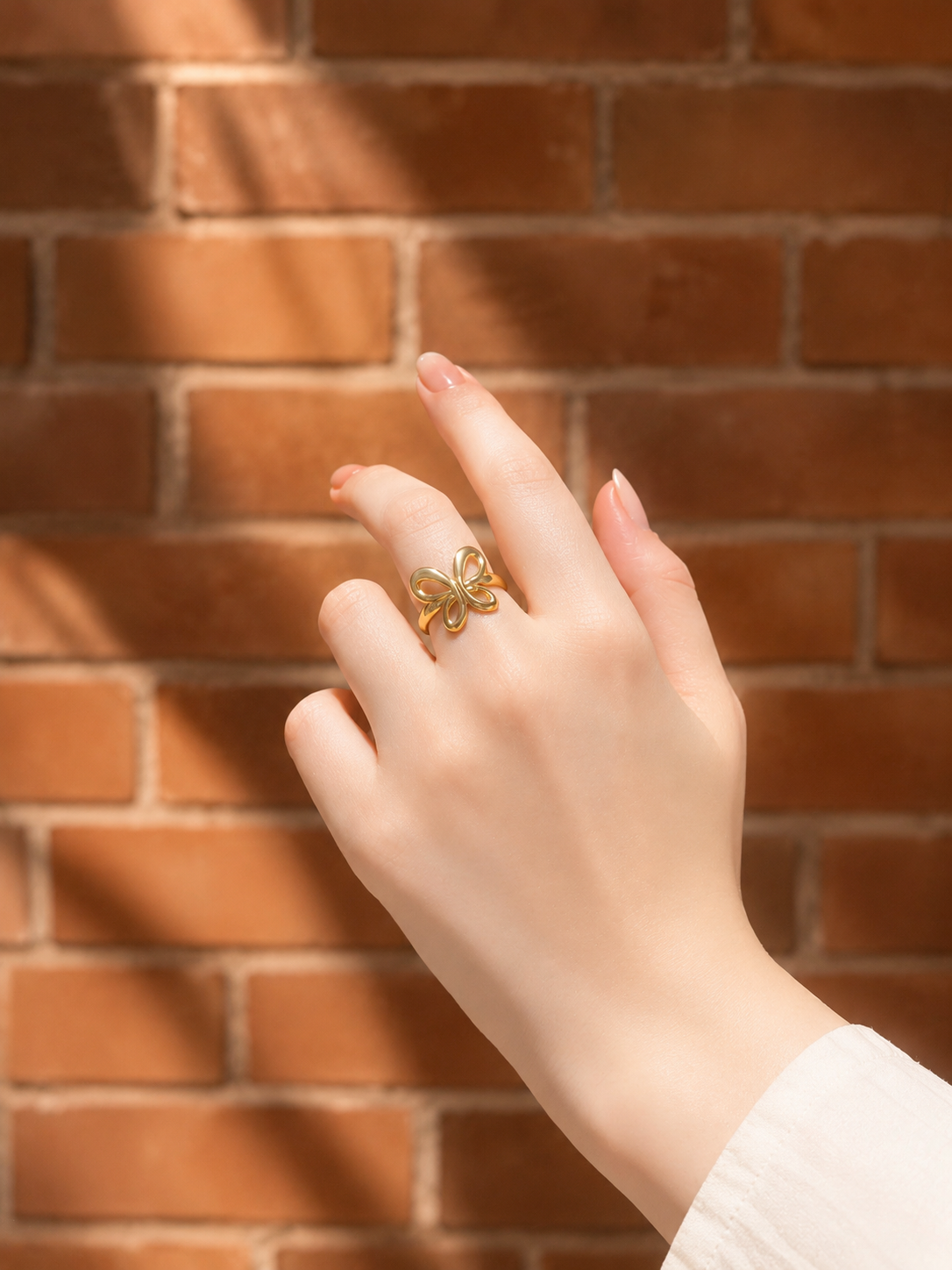 Butterkiss Ring - Stainless Steel