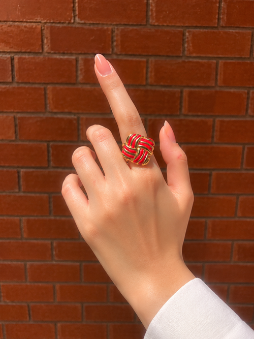 Candy twist Ring - Stainless Steel