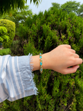 Turquoise Blossom - Stainless Steel