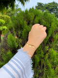 Golden Clover Charm - Stainless Steel