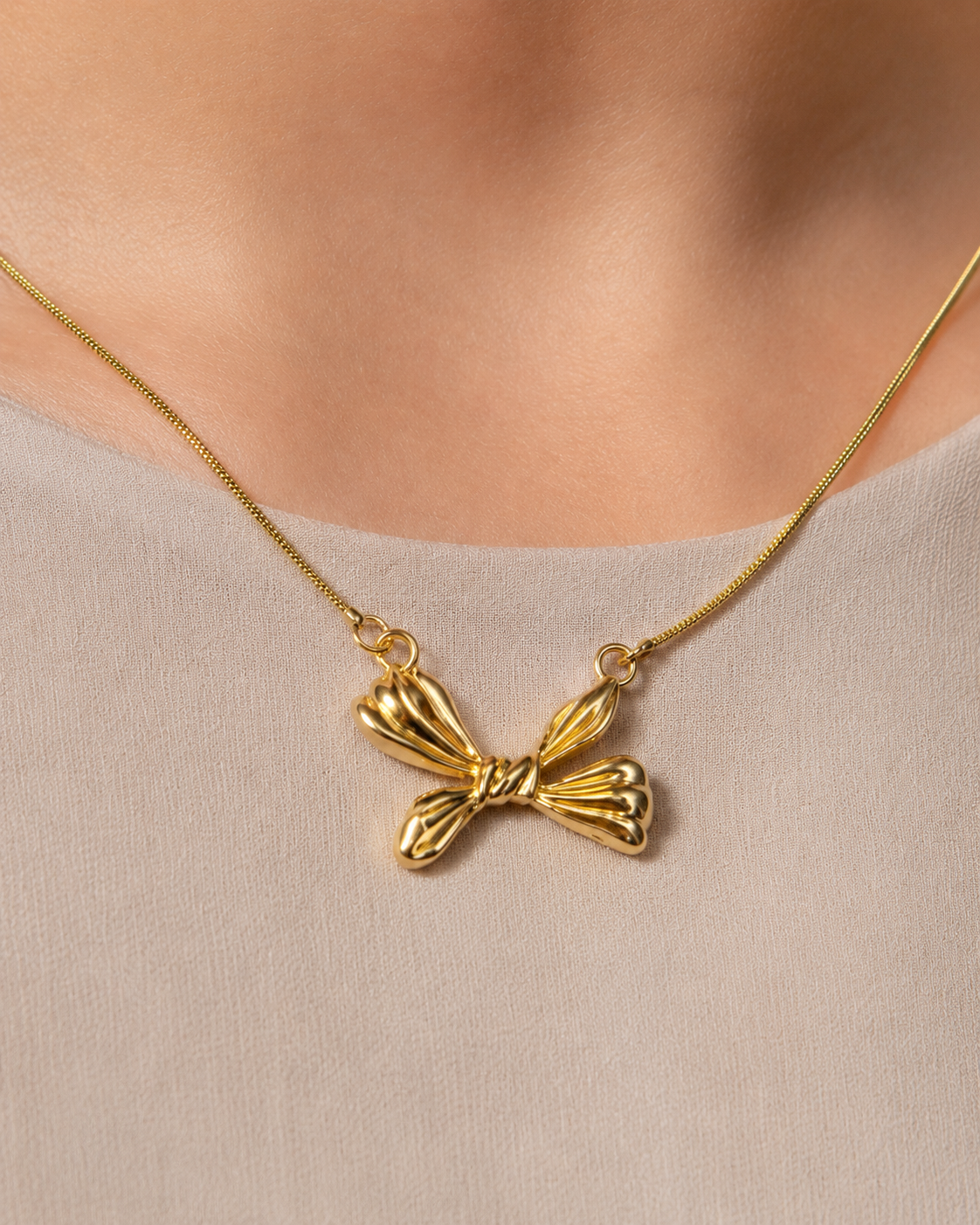 Golden Bow - Stainless Steel