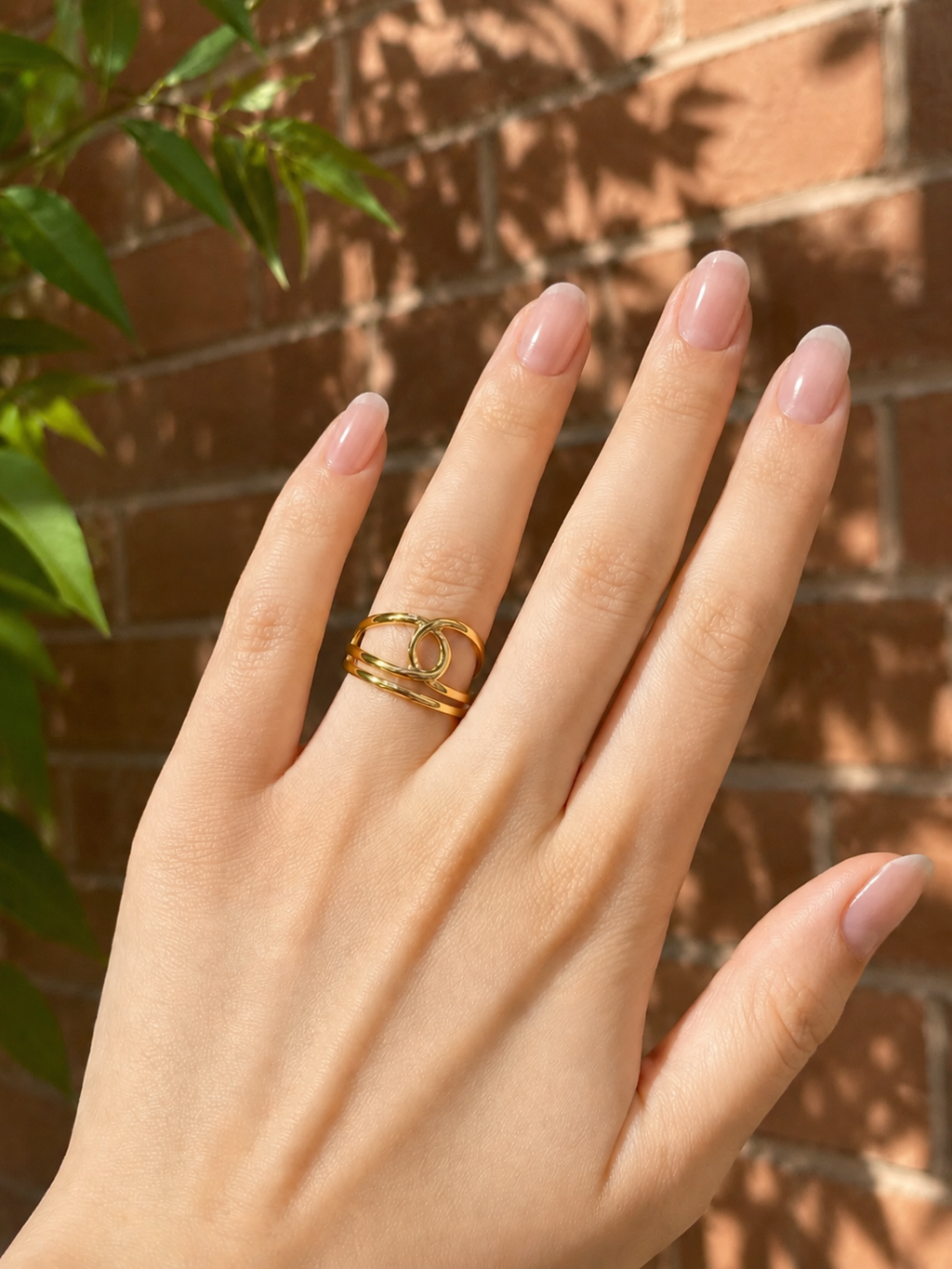 Halo Link Ring - Stainless Steel