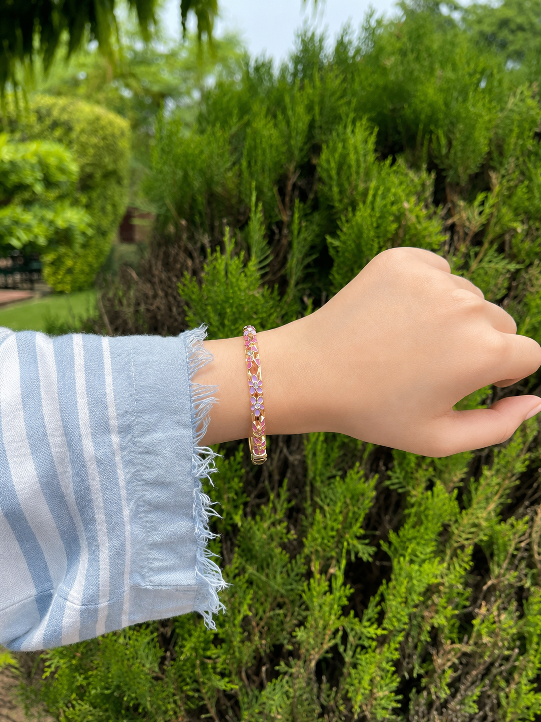 Floral Elegance - Stainless Steel